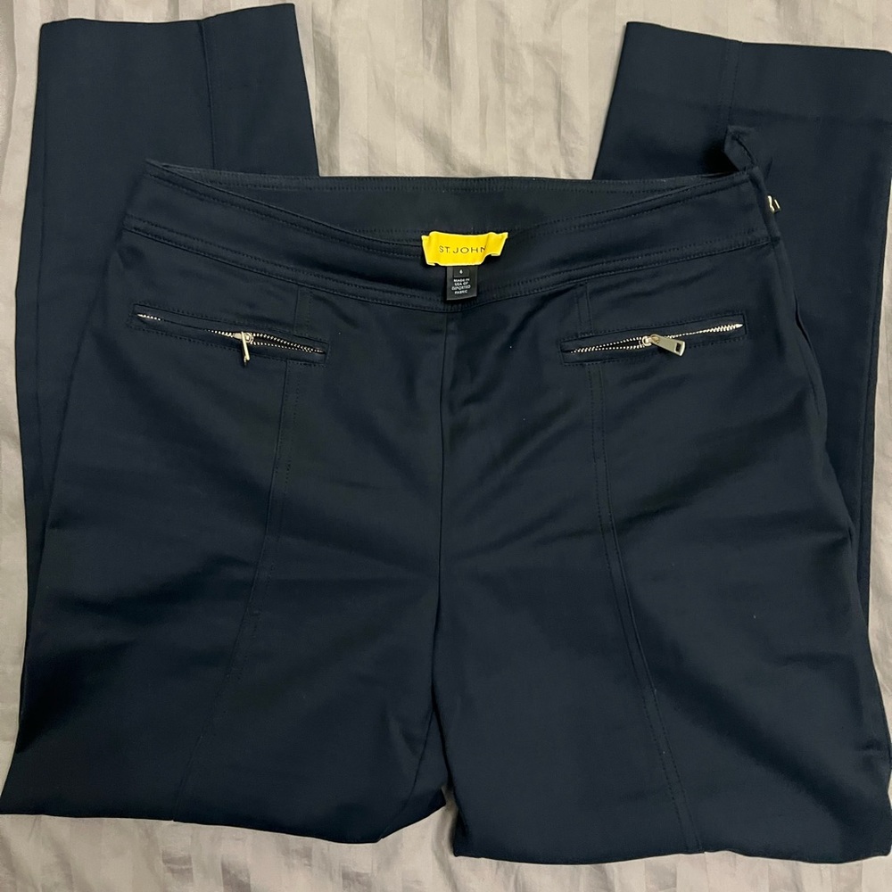 St.John Navy Blue pants size 6